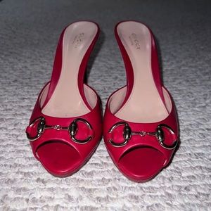 Red Heeled Slide